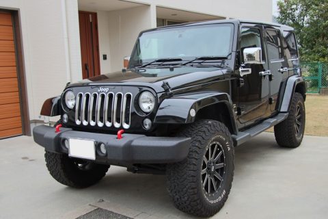 JEEP JKラングラー 前後バンパーLINE-X施工のご紹介♪